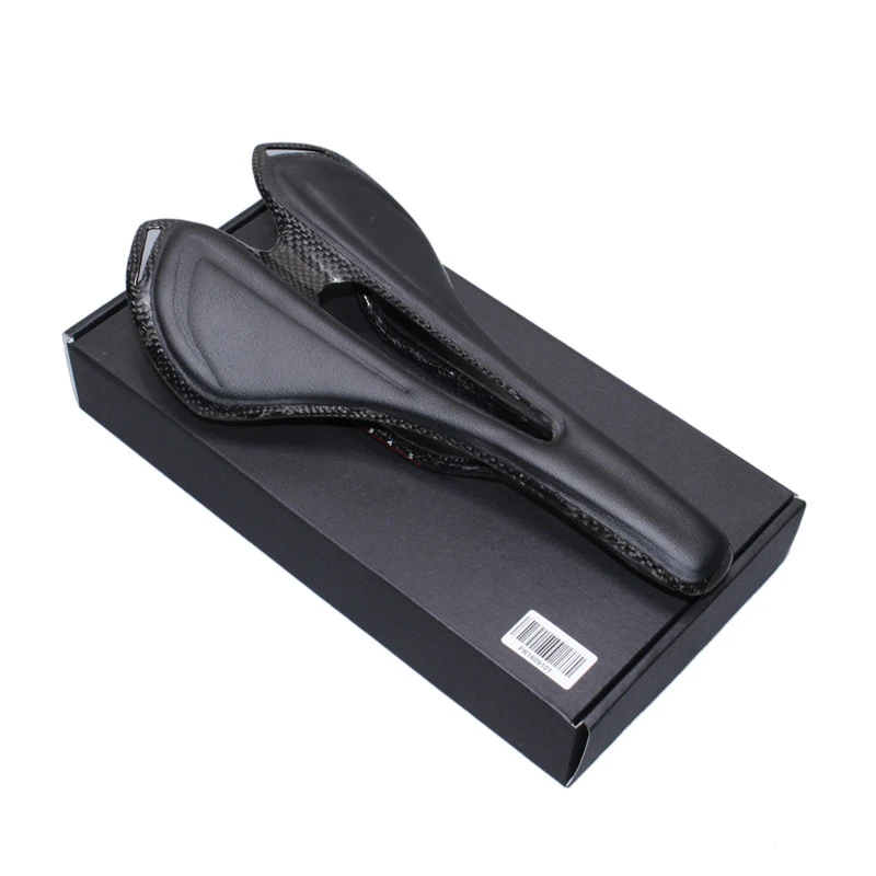 EC90 Ultra-light Road Bike Saddle Seat Carbon Fiber Rail EVA Leather Mtb Saddle (1)