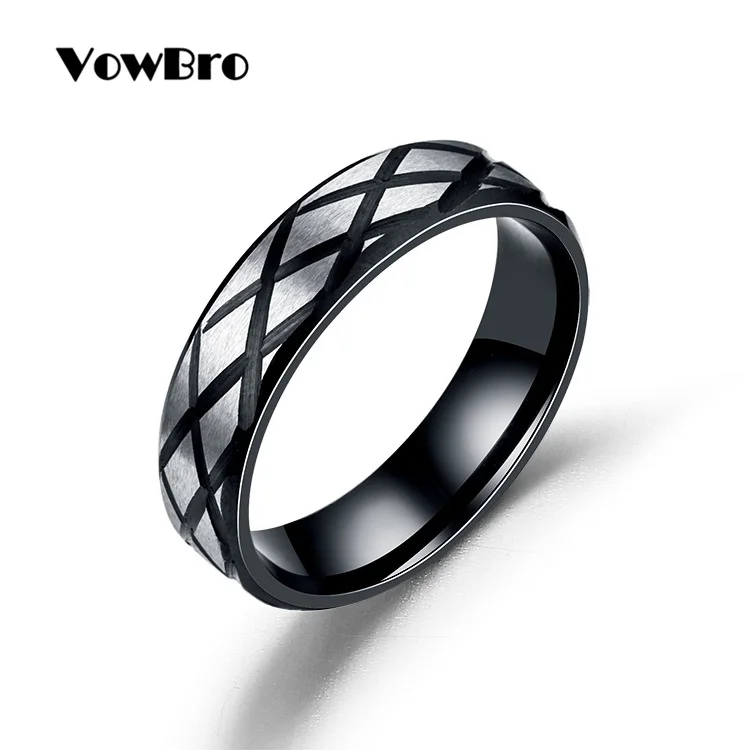 VowBro High Quality Titanium Stainless Steel Rings Black For Men Wholesale Mat Ring US Size 7-11
VowBro High Quality Titanium Stainless Steel Rings Black For Men Wholesale Mat Ring US Size 7-11