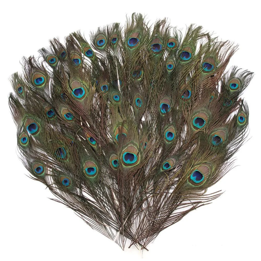 100 Pcs/pack Beautiful Natural Peacock Feathers Eyes For DIY Clothes Decor Wedding Party 26-30 cm Peacock Tail feather Wholesale
100 Pcs/pack Beautiful Natural Peacock Feathers Eyes For DIY Clothes Decor Wedding Party 26-30 cm Peacock Tail feather Wholesale