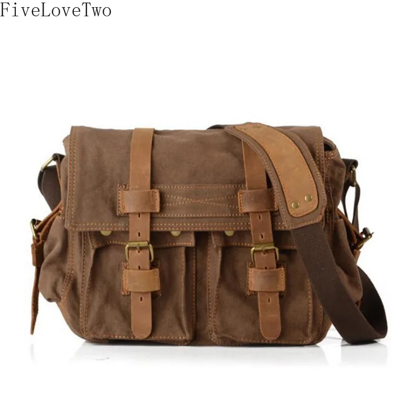 FiveLoveTwo Men Canvas Shoulder Bags Retro Postman Women Casual Crossbody Messenger Totebags
FiveLoveTwo Men Canvas Shoulder Bags Retro Postman Women Casual Crossbody Messenger Totebags