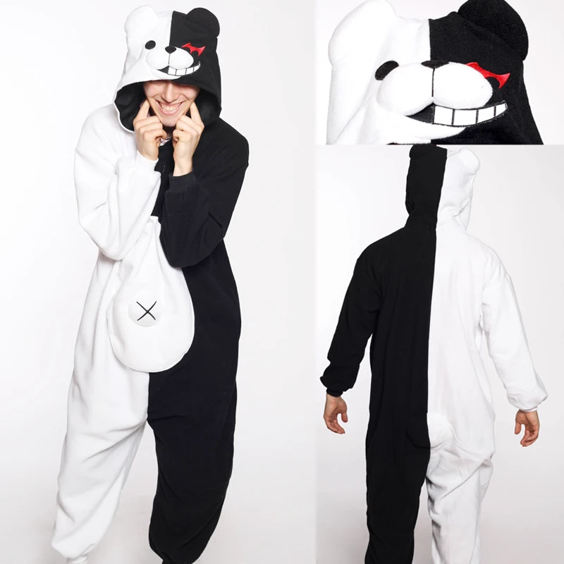 Spring Anime Danganronpa monokuma Cosplay pajama Adult Unisex Onesie Kumamon monokuma Gloomy Bear Sleepwear Pyjamas
Spring Anime Danganronpa monokuma Cosplay pajama Adult Unisex Onesie Kumamon monokuma Gloomy Bear Sleepwear Pyjamas