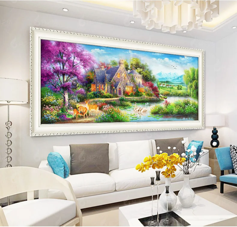 Diy 5d diamond painting cross stitch unfinished home decoration landscape Country House full diamond 2019 embroidery crafts
Diy 5d diamond painting cross stitch unfinished home decoration landscape Country House full diamond 2019 embroidery crafts