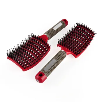 Women Hair Scalp Massage Comb Bristle & Nylon Hairbrush Wet Curly Detangle HairBrush Supplies for Hairdressing Styling Tools
Women Hair Scalp Massage Comb Bristle & Nylon Hairbrush Wet Curly Detangle HairBrush Supplies for Hairdressing Styling Tools