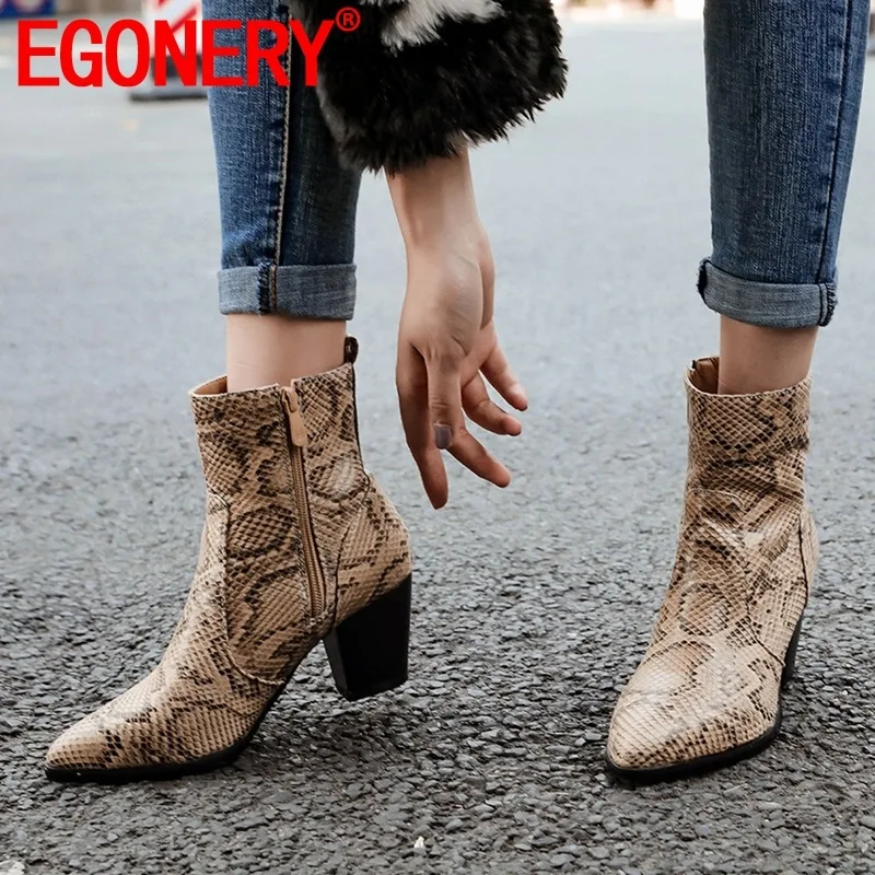 EGONERY shoes woman 2019 winter new fashion sexy pointed toe ankle boots outside high heels zip plus size shoes drop shipping
EGONERY shoes woman 2019 winter new fashion sexy pointed toe ankle boots outside high heels zip plus size shoes drop shipping