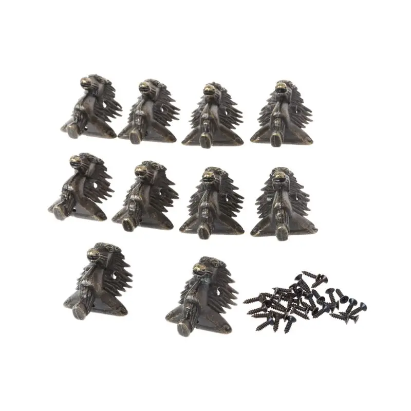 10pcs Zinc Alloy Antique Bronze Horse Head Gift Box Wood Case Corner Protector High Quality
10pcs Zinc Alloy Antique Bronze Horse Head Gift Box Wood Case Corner Protector High Quality