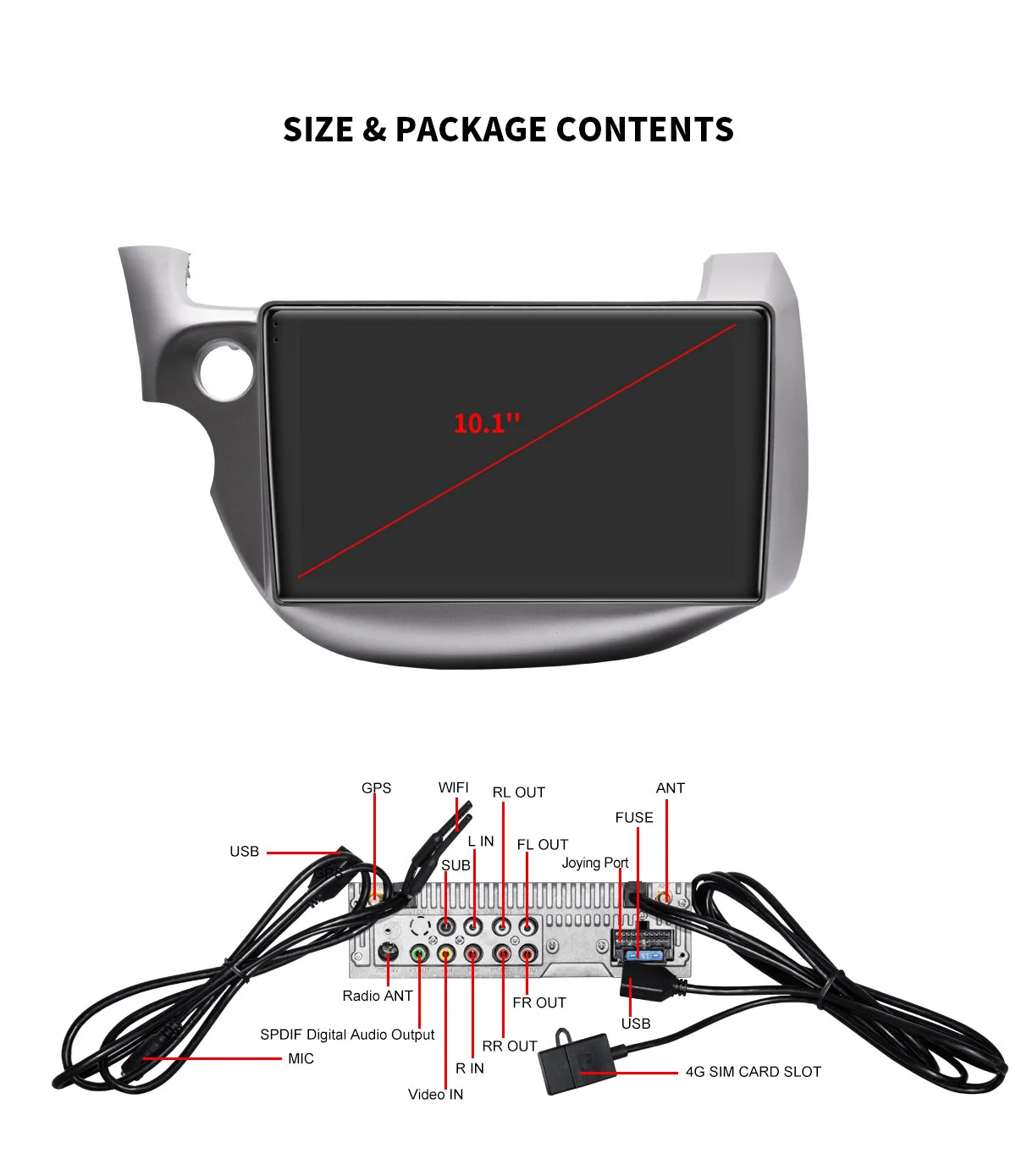 Excellent 8 core 4G RAM+64G ROM Android 8.1 Car Multimedia Player Tape Recorder Radio GPS Navigator Car Stere for Honda Fit/Jazz 2008-2013 20