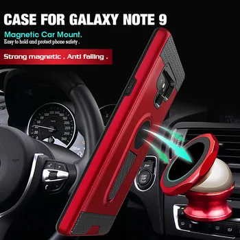 For Samsung Galaxy Note 9 Absorption Magnetic Case with Kickstand TPU+PC 2 in 1 Hybrid Back Cover in Retail Package for Note9
For Samsung Galaxy Note 9 Absorption Magnetic Case with Kickstand TPU+PC 2 in 1 Hybrid Back Cover in Retail Package for Note9