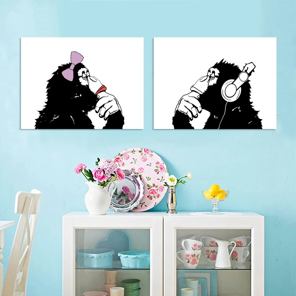 lovely Illustration monkey poster Print canvas art painting on the wall for living room kids room home decoration wall pictures
lovely Illustration monkey poster Print canvas art painting on the wall for living room kids room home decoration wall pictures