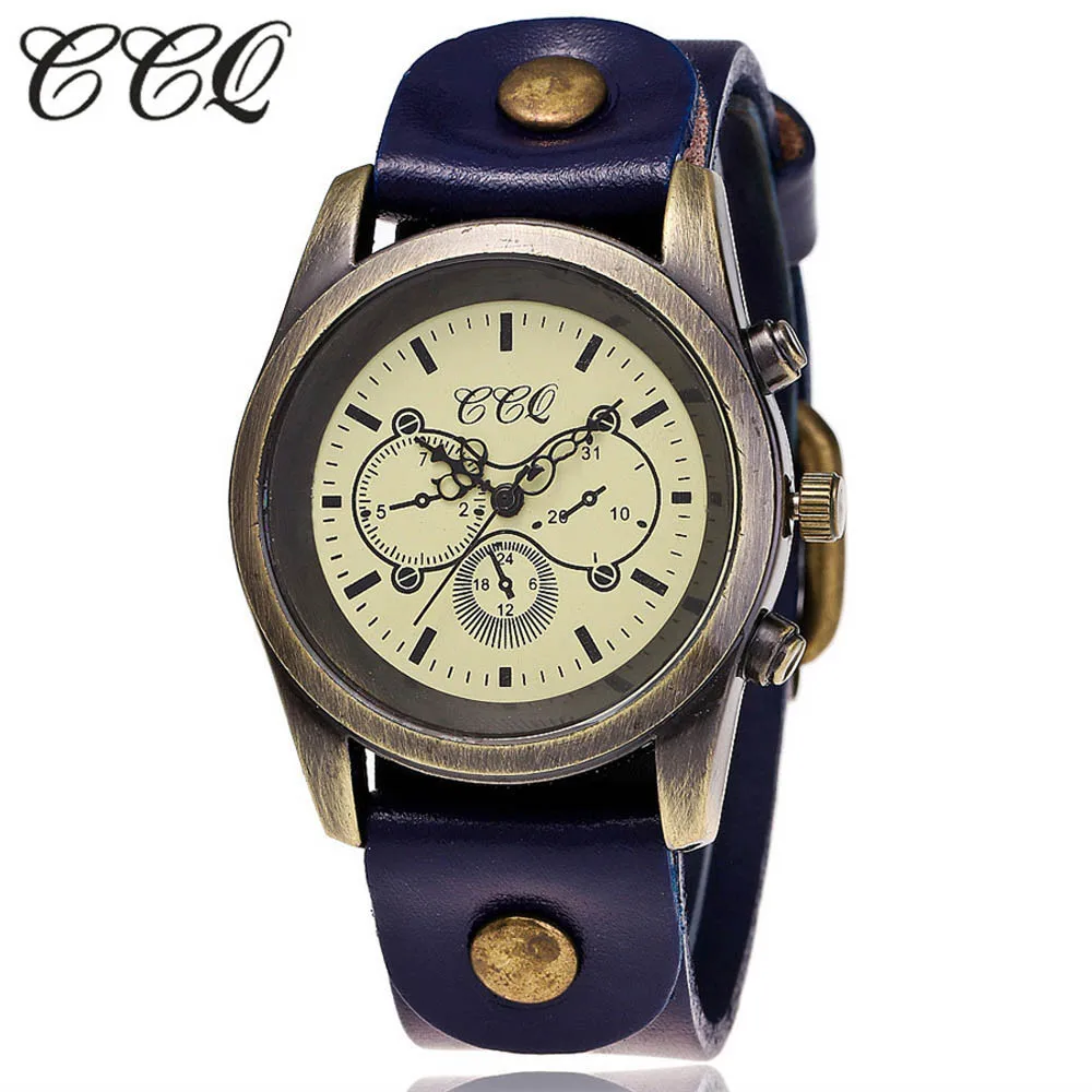 CCQ DROP SHIPPING CCQ Brand Leather Vintage Watch Men Women Wristwatch Quartz women's watch may31pt
CCQ DROP SHIPPING CCQ Brand Leather Vintage Watch Men Women Wristwatch Quartz women's watch may31pt