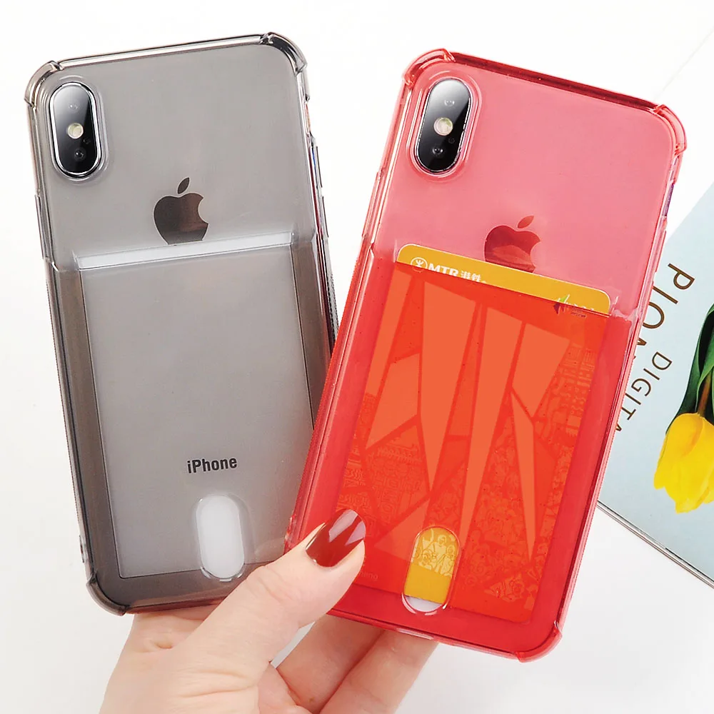 Glitter Solid color Soft TPU Back Cover For iPhone 6 6S 7 8 plus Transparent Case for iphone XR XS Max Cover+Card pocket
Glitter Solid color Soft TPU Back Cover For iPhone 6 6S 7 8 plus Transparent Case for iphone XR XS Max Cover+Card pocket