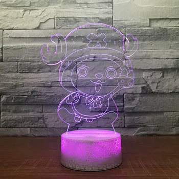 3D Cartoon One Piece Chopper LED RGB Night Light 7 Color Change Desk Light Action Figures 051 Boys Girls Christmas Toys
3D Cartoon One Piece Chopper LED RGB Night Light 7 Color Change Desk Light Action Figures 051 Boys Girls Christmas Toys