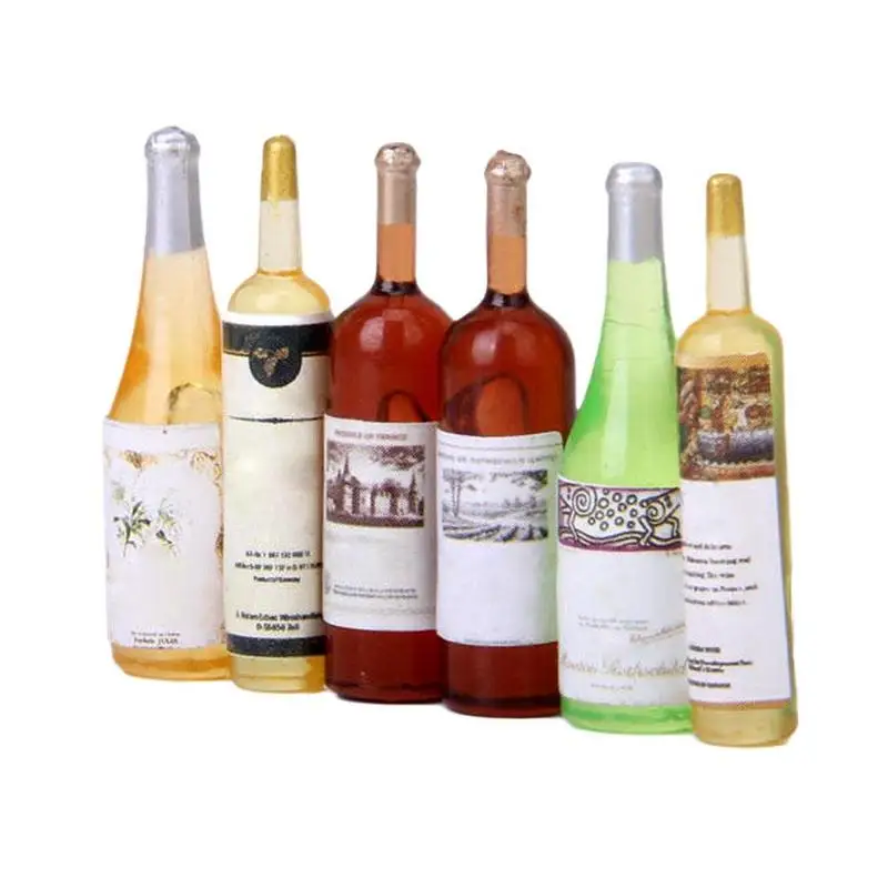 6Pcs/Lot Mini Colorful Wine Bottles 1/12 Scale Wine Bottles Dollhouse Miniature Decorative Toy for Children Funny Pretend Gift
6Pcs/Lot Mini Colorful Wine Bottles 1/12 Scale Wine Bottles Dollhouse Miniature Decorative Toy for Children Funny Pretend Gift