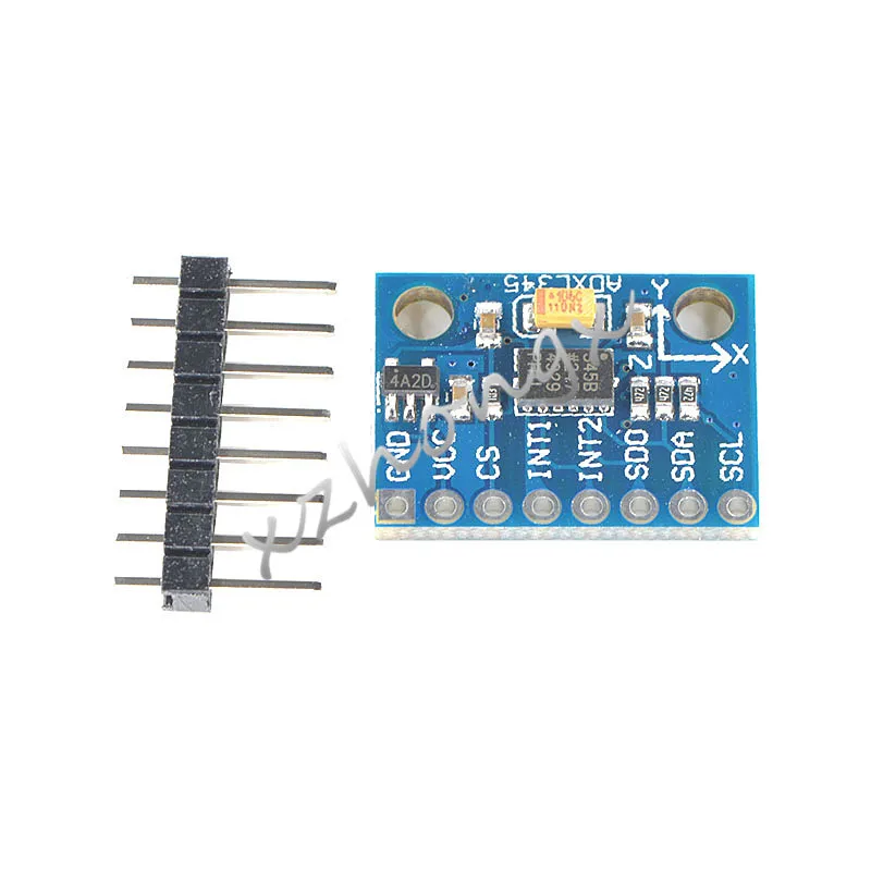 ADXL345 GY-291 digital three axis gravity acceleration tilt module IIC/SPI transmission
ADXL345 GY-291 digital three axis gravity acceleration tilt module IIC/SPI transmission