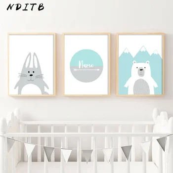 NDITB Cartoon Canvas Painting Personal Name Custom Posters Nursery Prints Wall Picture Nordic Baby Kids Bedroom Decoration
NDITB Cartoon Canvas Painting Personal Name Custom Posters Nursery Prints Wall Picture Nordic Baby Kids Bedroom Decoration
