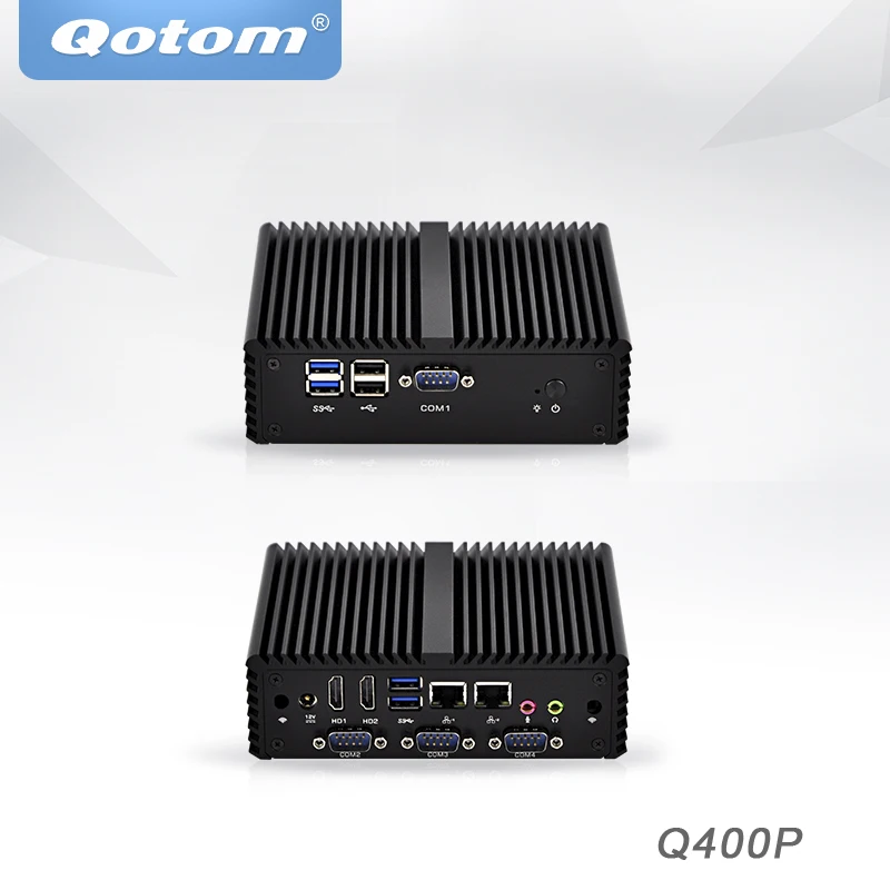 Мини ПК Qotom с процессором Celeron 2955U Core i3 i5 двухъядерный без вентилятора|Мини ПК| |