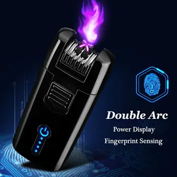 Metal electric lighter USB double arc lighter touch senstive double switch plasma electronic smoking accessories men gift
Metal electric lighter USB double arc lighter touch senstive double switch plasma electronic smoking accessories men gift