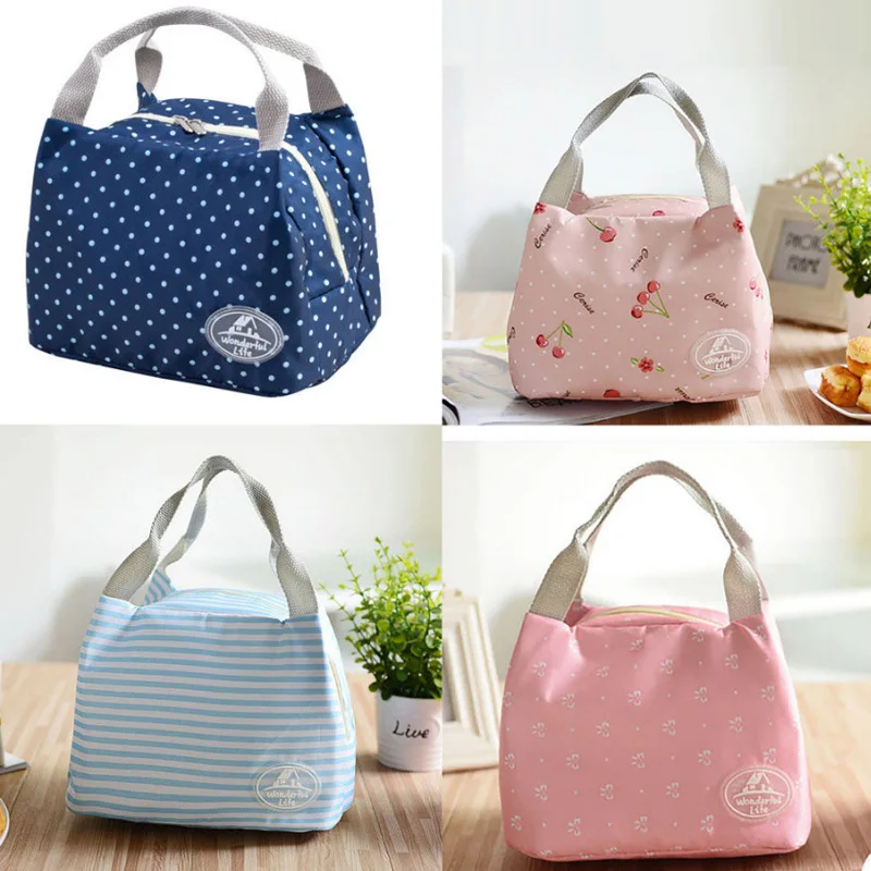 

1PC New Tote Thickening Insulated Portable High Quality Peach Skin Waterproof Carry Lunch Bag Case Storage Aluminum Film