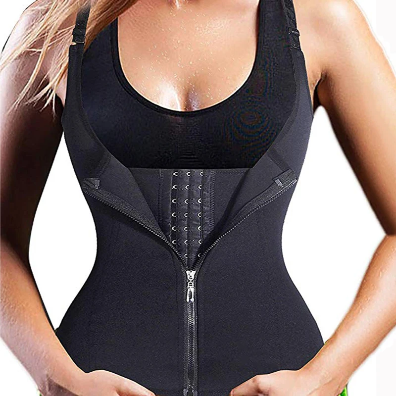 Women Waist Trainer Corset Zipper Vest Body Shaper Tank Top Shapewear With Adjustable Straps Waist Support Weight Loss For Yoga
Women Waist Trainer Corset Zipper Vest Body Shaper Tank Top Shapewear With Adjustable Straps Waist Support Weight Loss For Yoga