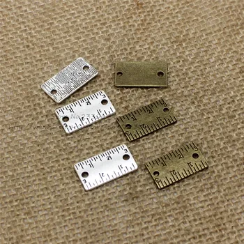 Free Shopping Two Color Vintage Metal Alloy Diplopore ruler Charms Jewelry Connectors for Bracelets 50pcs/lot 12*22mm
Free Shopping Two Color Vintage Metal Alloy Diplopore ruler Charms Jewelry Connectors for Bracelets 50pcs/lot 12*22mm