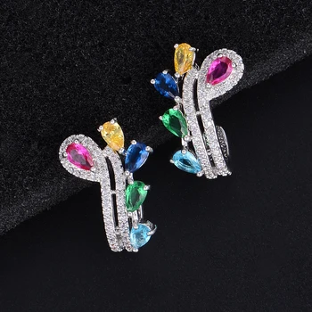 GODKI 23mm Elegant Flower Leaf Trendy Cubic Zirconia American Wedding Party Earring High End Jewelry for Women
GODKI 23mm Elegant Flower Leaf Trendy Cubic Zirconia American Wedding Party Earring High End Jewelry for Women