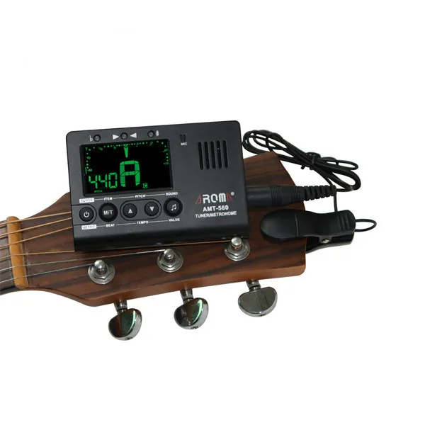 Aroma AMT-560 Electric Guitar Tuner Guitar Metronome Built-in Mic Pickup Cable 6.3mm for Guitar Chromatic Bass Violin Ukulele
Aroma AMT-560 Electric Guitar Tuner Guitar Metronome Built-in Mic Pickup Cable 6.3mm for Guitar Chromatic Bass Violin Ukulele