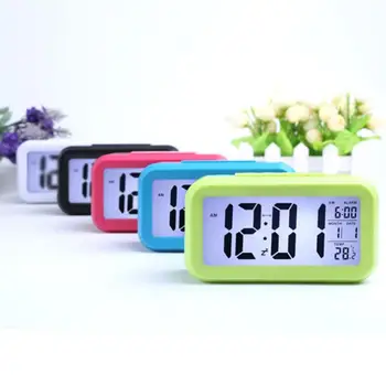 Creative Smart Sensor Night Light Digital Alarm Clock with Temperature Thermometer Calendar LX6889
Creative Smart Sensor Night Light Digital Alarm Clock with Temperature Thermometer Calendar LX6889