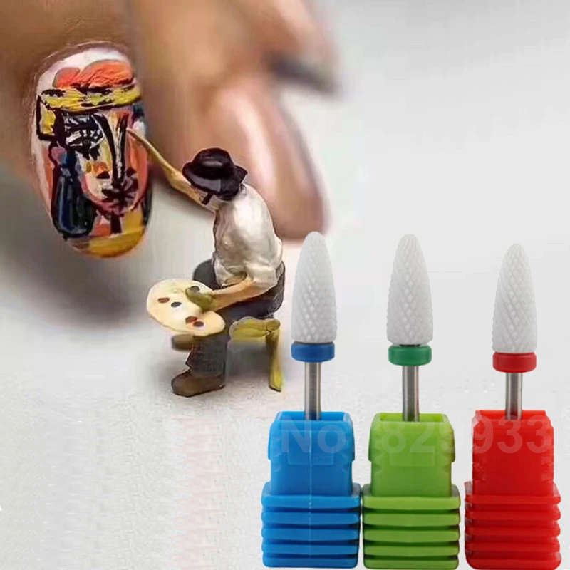 Pro Ceramic Nail Drill Bit Rotary Burr Nail File Drills Manicure Pedicure Machine Dremel Micromotor Tools 2.35mm (3/32'') Shank
Pro Ceramic Nail Drill Bit Rotary Burr Nail File Drills Manicure Pedicure Machine Dremel Micromotor Tools 2.35mm (3/32'') Shank