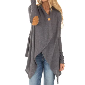 Casual Irregular Sweater Cardigans Cotton Fashion Long Sleeve Slim V Neck Outwear Coat Sweater For Women Autumn Clothing 2018
Casual Irregular Sweater Cardigans Cotton Fashion Long Sleeve Slim V Neck Outwear Coat Sweater For Women Autumn Clothing 2018