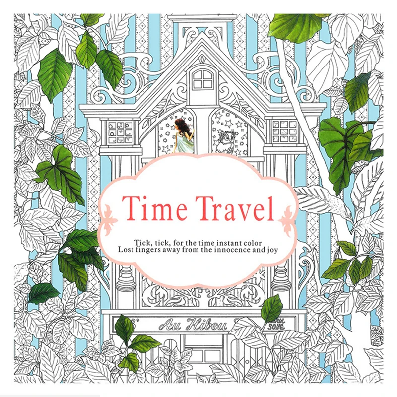 1Pc English Version 24 Pages Time Travel Lost Ocean Coloring Book Mandalas Flower For Adult Relieve Stress Drawing Art Books
1Pc English Version 24 Pages Time Travel Lost Ocean Coloring Book Mandalas Flower For Adult Relieve Stress Drawing Art Books