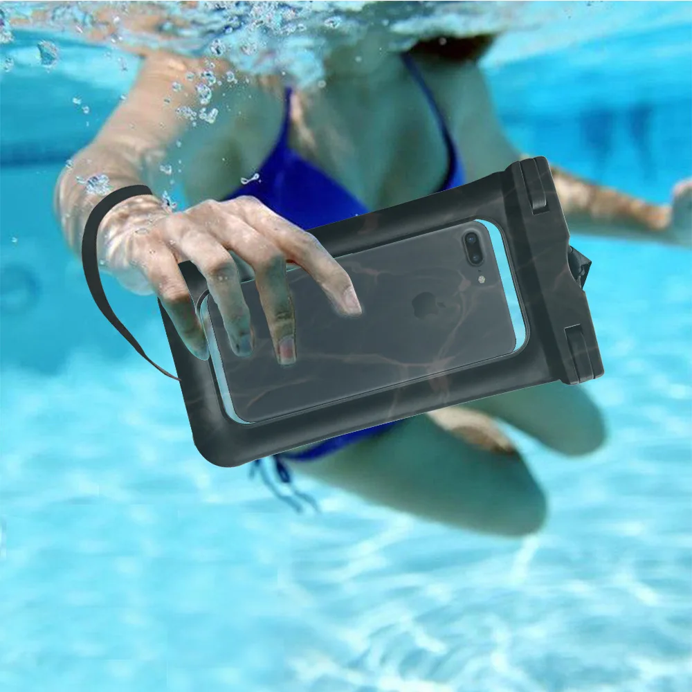 IP8X Waterproof bag case Universal Floating Mobile Phone Pouch Swimming Case Airbag Pouch for 7Plus iphone sumsung huawei xiaomi
IP8X Waterproof bag case Universal Floating Mobile Phone Pouch Swimming Case Airbag Pouch for 7Plus iphone sumsung huawei xiaomi