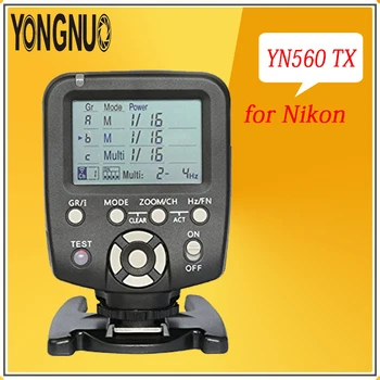 YONGNUO YN560-TX LCD Wireless Manual Flash Trigger Remote Controller for Nikon YN-560III YN560 IV RF602 RF603 RF603II YN560TX
YONGNUO YN560-TX LCD Wireless Manual Flash Trigger Remote Controller for Nikon YN-560III YN560 IV RF602 RF603 RF603II YN560TX