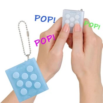 Unlimited Puchi Keychain Bubble Keyring Mini Pop Infinite Air Bubbles Vent Decompress Funny Toy TH0068
Unlimited Puchi Keychain Bubble Keyring Mini Pop Infinite Air Bubbles Vent Decompress Funny Toy TH0068