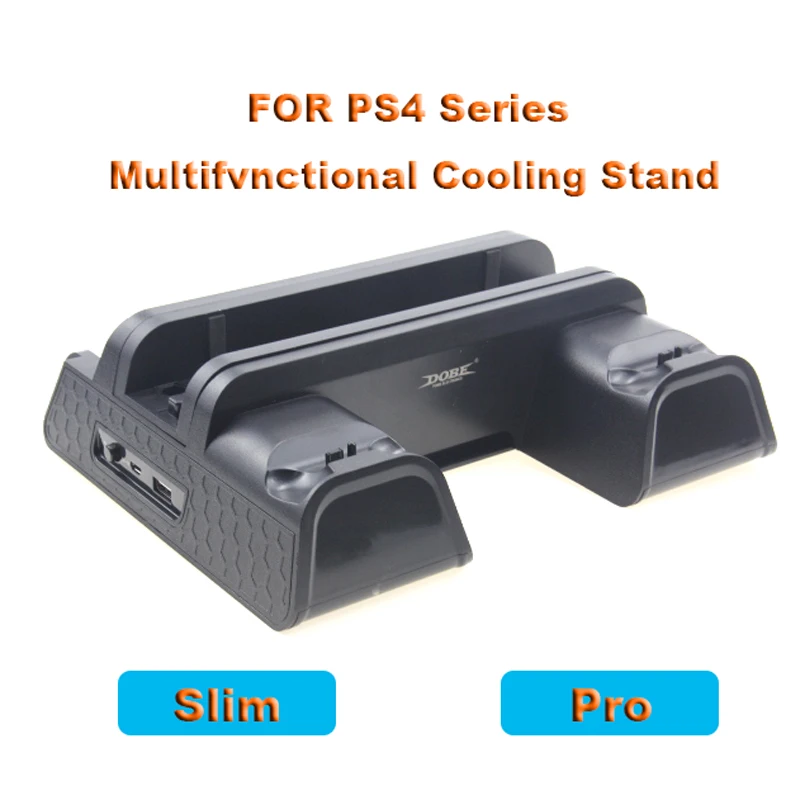 DOBE PS4/PS4 Slim/PS4 PRO Vertical Stand with Cooling Fan Cooler Dual Controller Charger Charging Station for SONY Playstation 4
DOBE PS4/PS4 Slim/PS4 PRO Vertical Stand with Cooling Fan Cooler Dual Controller Charger Charging Station for SONY Playstation 4