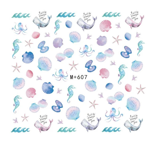Nail Sticker Water Tranfer Decals Nails Art Slider Tattoo Octopus Fish Star Wonderful Sea Designs Decoration Manicure Foil Wraps
Nail Sticker Water Tranfer Decals Nails Art Slider Tattoo Octopus Fish Star Wonderful Sea Designs Decoration Manicure Foil Wraps