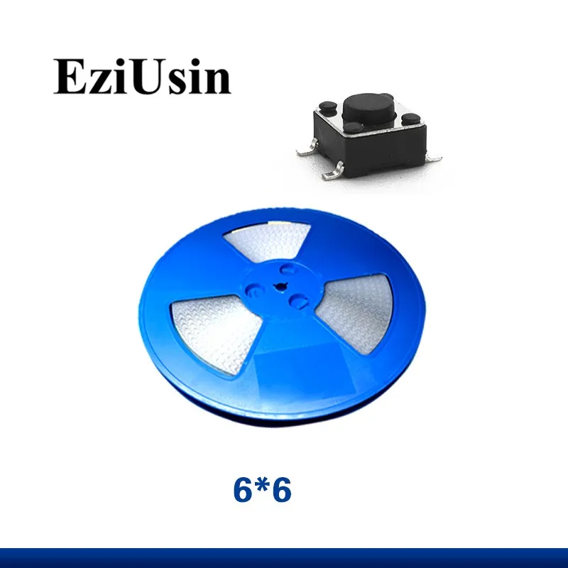 1000pcs In Tape One Reel TS-D003 Micro keyboard Switch 6*6*4.3-6 Tactile Tact Push Button SMT 6x6 x 4.1 4.3 5 6 Switches SMD
1000pcs In Tape One Reel TS-D003 Micro keyboard Switch 6*6*4.3-6 Tactile Tact Push Button SMT 6x6 x 4.1 4.3 5 6 Switches SMD