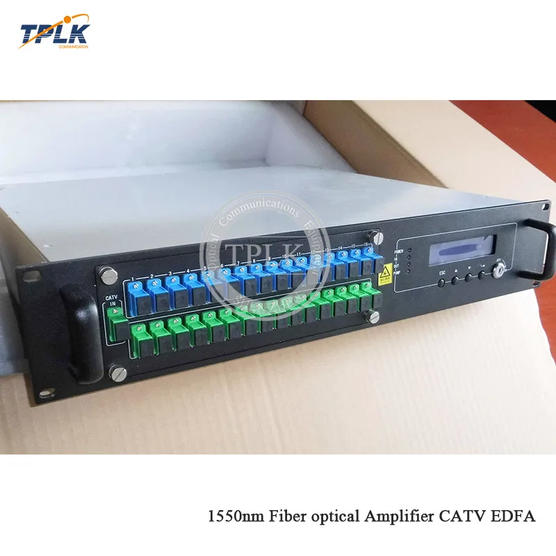 Aliexpress hot selling CATV EDFA 16port of 16/17/23dbm Optical Amplifier 16port WDM EDFA FTTH optical high power 1550nm 23dbm 2U
Aliexpress hot selling CATV EDFA 16port of 16/17/23dbm Optical Amplifier 16port WDM EDFA FTTH optical high power 1550nm 23dbm 2U