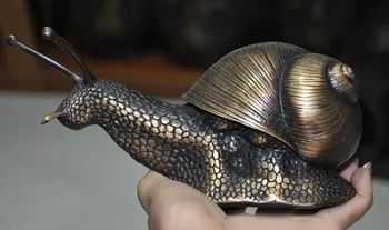 Christmas 8"Rare old Chinese bronze copper Feng shui wealth auspicious snails statue New Year
Christmas 8"Rare old Chinese bronze copper Feng shui wealth auspicious snails statue New Year