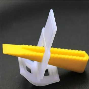 100 Clips 100 Wedges Floor Wall Tile Leveler Spacers Flat Leveling System