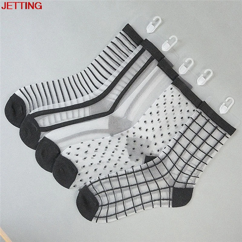 JETTING-Different Style Lace Transparent Crystal Women Socks Comfy Sheer Silk Summer Style Ankle Socks
JETTING-Different Style Lace Transparent Crystal Women Socks Comfy Sheer Silk Summer Style Ankle Socks