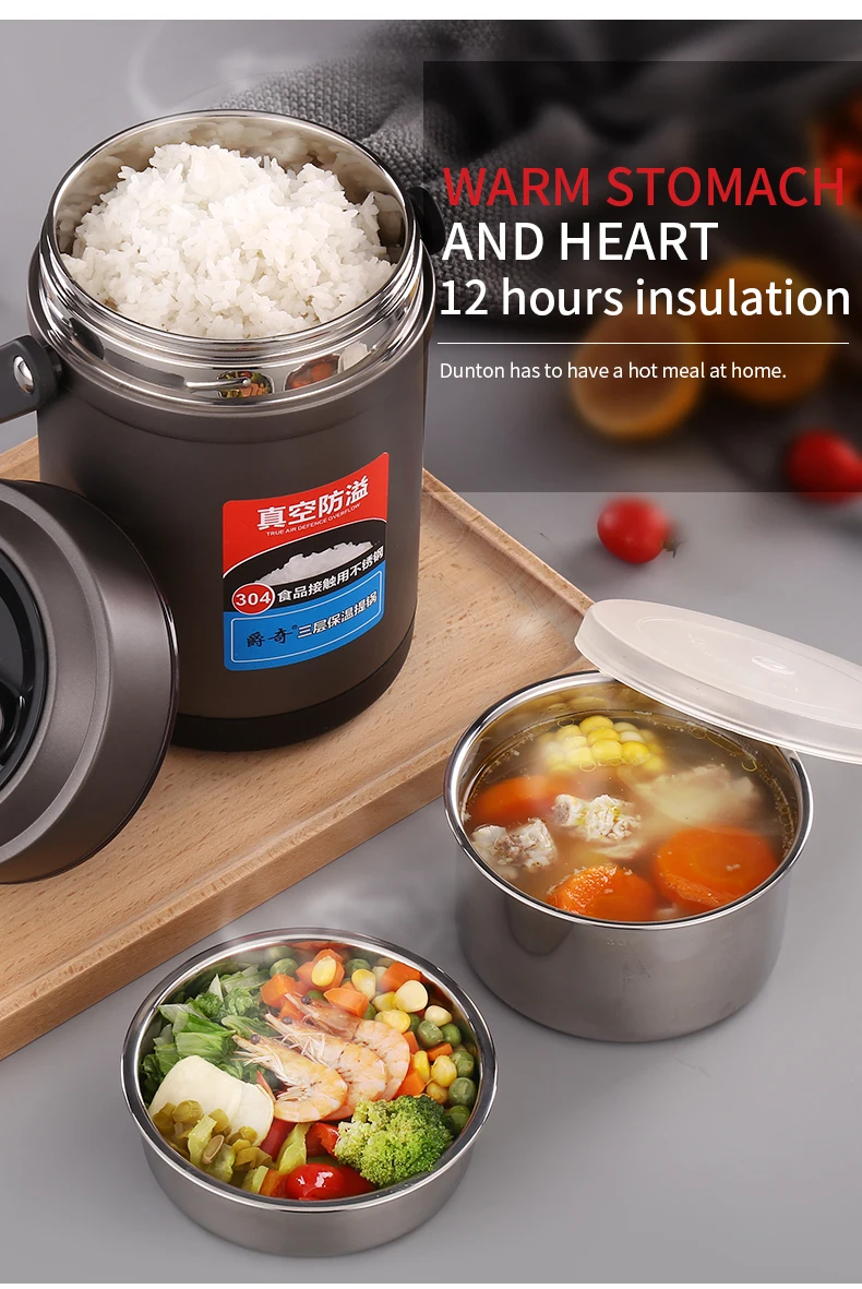 2019 NEWEST Insulated Lunch Box 3 Layer Thermal For Food Bento Box Stainless Steel LunchBox For Kids Portable Picnic School
2019 NEWEST Insulated Lunch Box 3 Layer Thermal For Food Bento Box Stainless Steel LunchBox For Kids Portable Picnic School