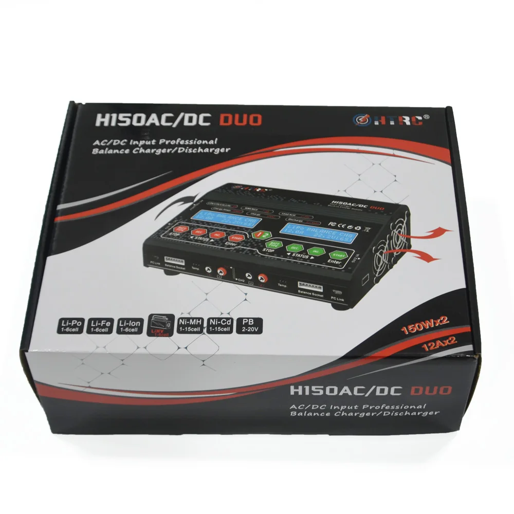 HTRC H150 AC DC DUO 150W 12A Balance charger (6)