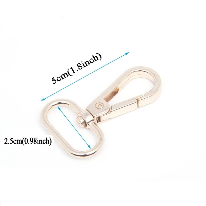 50PCS Curved Lobster Clasps Swivel Trigger Clips Snap Carabiner Lanyard Hook Backpack Keychain Plating Metal Hardware for Bags
50PCS Curved Lobster Clasps Swivel Trigger Clips Snap Carabiner Lanyard Hook Backpack Keychain Plating Metal Hardware for Bags
