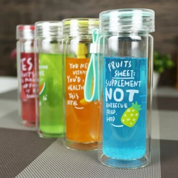 New Lovely Kids double-layer Glass Water Bottle High borosilicate glass Anti-hot Hot & Cold Drink Bottle Portable Tea Cup 350ml
New Lovely Kids double-layer Glass Water Bottle High borosilicate glass Anti-hot Hot & Cold Drink Bottle Portable Tea Cup 350ml