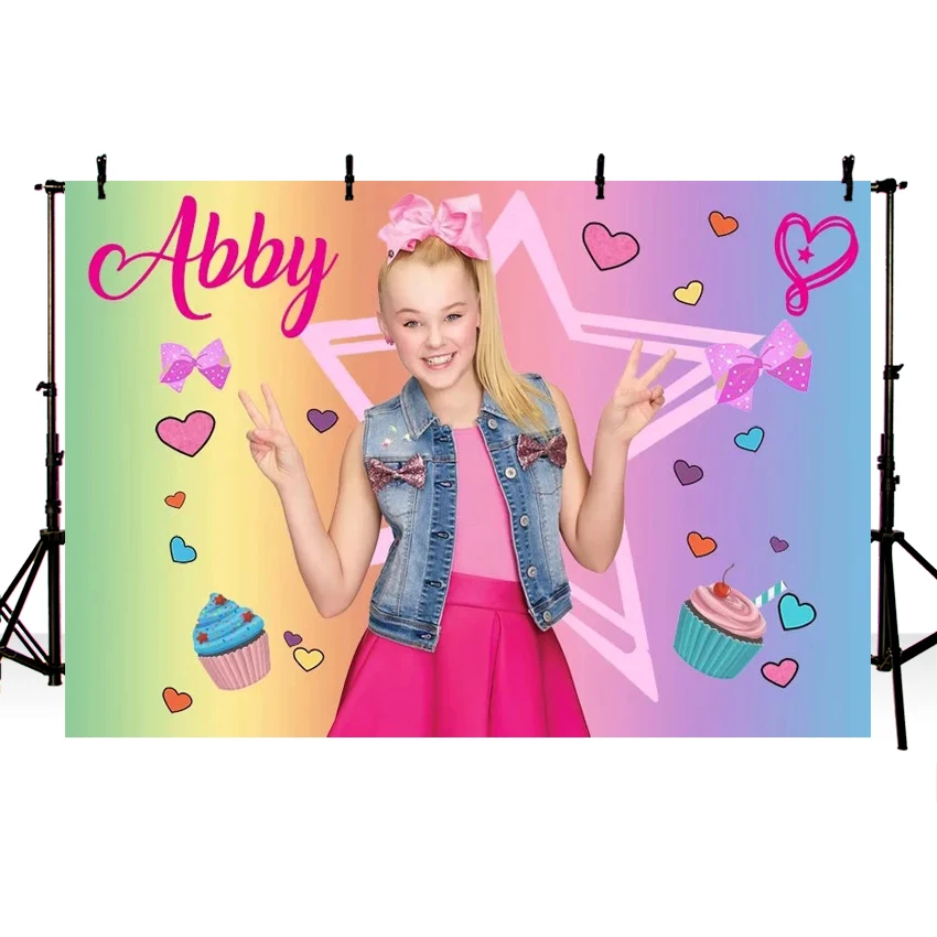 MEHOFOTO 7x5ft Rainbow Unicorn Cupcake Bow Birthday Party Backdrop Jojo Siwa Celebration Photography Backgrounds Backdrop Vinyl
MEHOFOTO 7x5ft Rainbow Unicorn Cupcake Bow Birthday Party Backdrop Jojo Siwa Celebration Photography Backgrounds Backdrop Vinyl