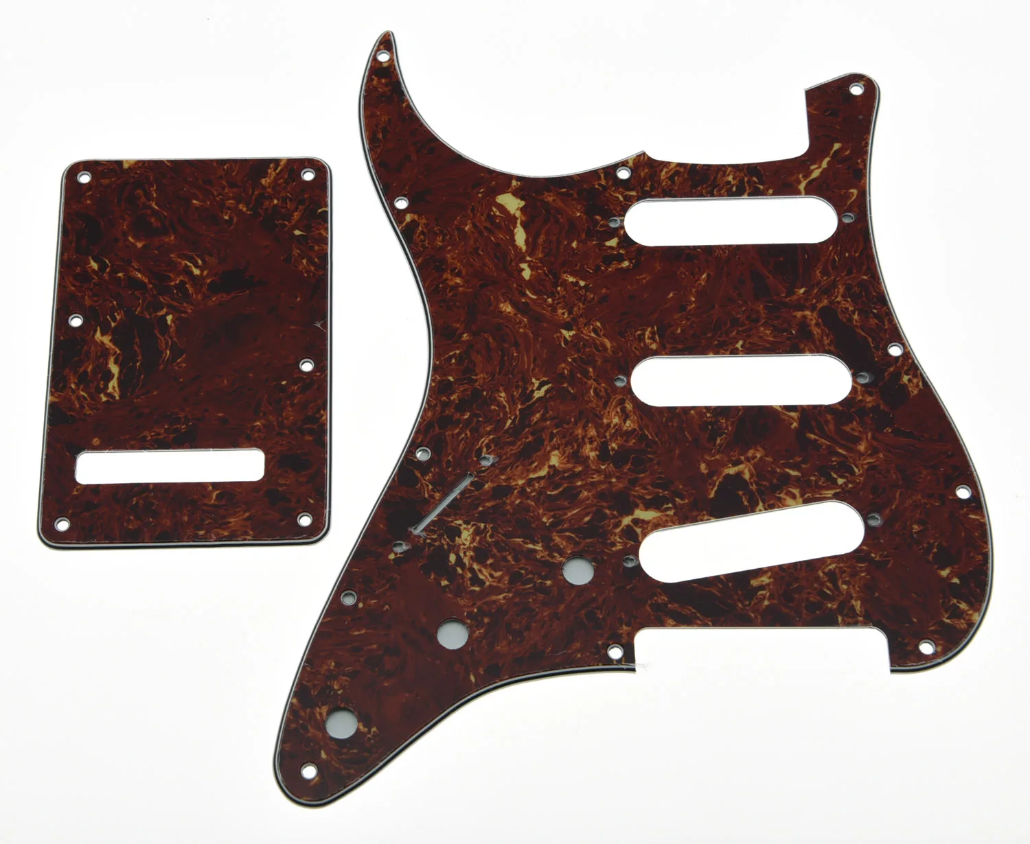 KAISH Lefty ST SSS Pickguard,Left Handed Trem Cover Set Vintage Tortoise for Stratocaster
KAISH Lefty ST SSS Pickguard,Left Handed Trem Cover Set Vintage Tortoise for Stratocaster