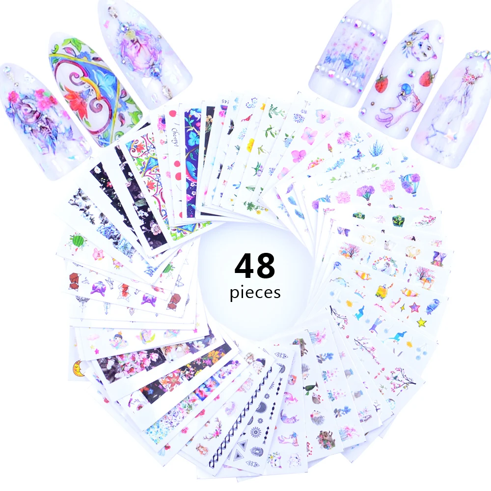 48pcs Nail Art DIY Stickers Decoration Sport Water Transfer Nail Art Sticker Set DIY Charm Tips Decals Manicure Design
48pcs Nail Art DIY Stickers Decoration Sport Water Transfer Nail Art Sticker Set DIY Charm Tips Decals Manicure Design