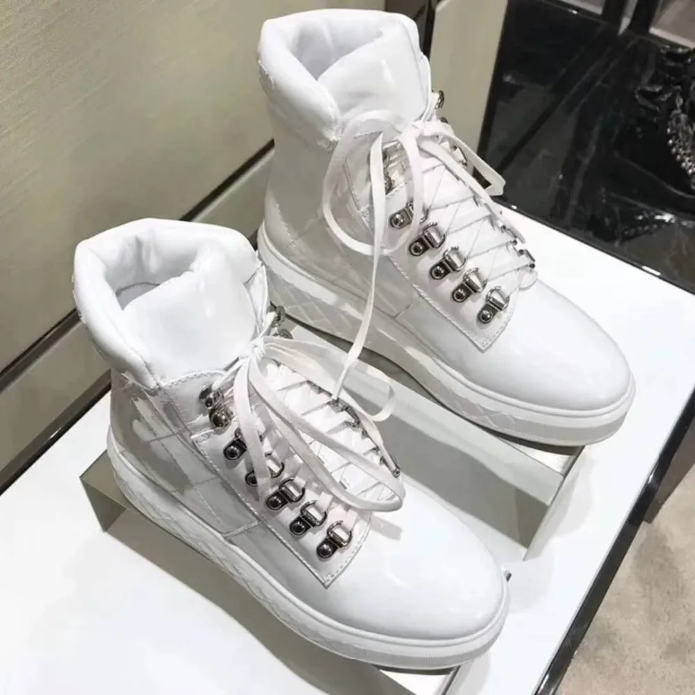 2018 Women's Leather Fashion Ankle Boots Women's shoes Square Head Model Catwalk Show Boots
2018 Women's Leather Fashion Ankle Boots Women's shoes Square Head Model Catwalk Show Boots