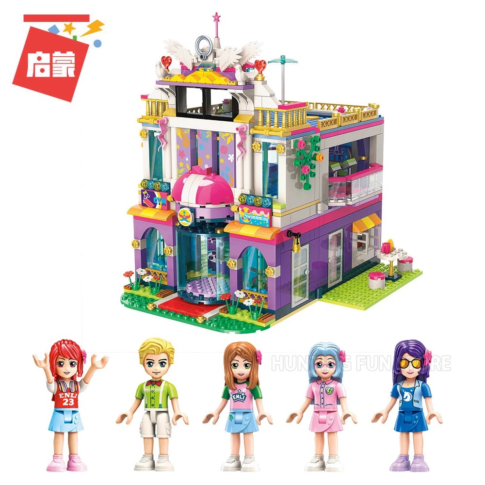 

944pcs 2017 Fit Legoness Friends Set Star Dreaming Holiday Villa Mini figures Minifigs Building Blocks Toys Girls Creative Gifts