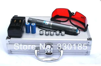 High Power Military Blue laser pointers 100000m 100Watt 450nm Flashlight Burning Match/dry wood/candle/black/cigarettes+Glasses
High Power Military Blue laser pointers 100000m 100Watt 450nm Flashlight Burning Match/dry wood/candle/black/cigarettes+Glasses