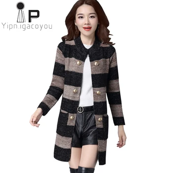Stripe Knitted Sweater Women Cardigan Long Coat Spring Autumn Vintage Womens Cardigan Long sleeve Sweater Loose Pull Hiver Femme
Stripe Knitted Sweater Women Cardigan Long Coat Spring Autumn Vintage Womens Cardigan Long sleeve Sweater Loose Pull Hiver Femme